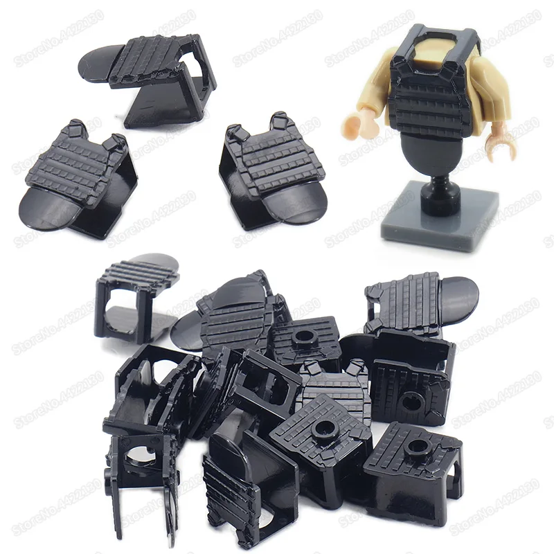 

Набор строительных блоков Спецназ США армейский пуленепробиваемый жилет, Военный Город, солдаты, фигурки, оборудование, Сборная модель, Под...