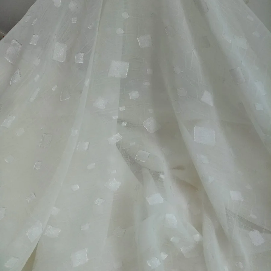 Швейцарская шифоновая ткань в горошек сделай сам мягкая дышащая для косплея