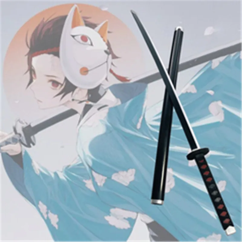 

Cosplay Kimetsu no Yaiba Sword Awesome Demon Slayer Satoman Tanjiro Agatsuma Zenitsu Katana PU Weapon Model 104cm