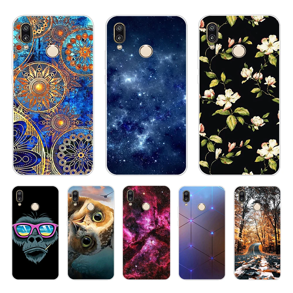Silicon Case For Huawei P20 Lite 5.84&quot Pro Soft Phone Shell HUAWEI P 20 Back Cover Protective |