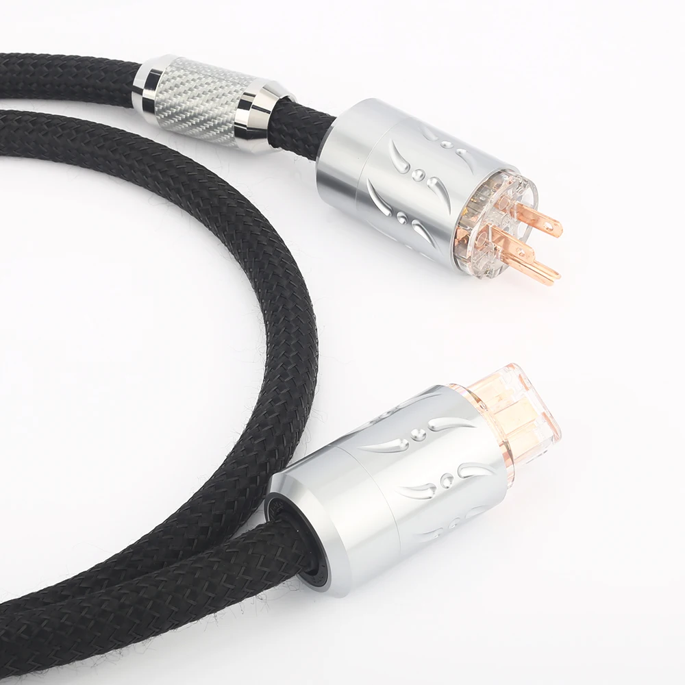Виборг VP1501 Американский аудиофил кабель питания C19 из чистой меди 20A Amp IEC 100% |