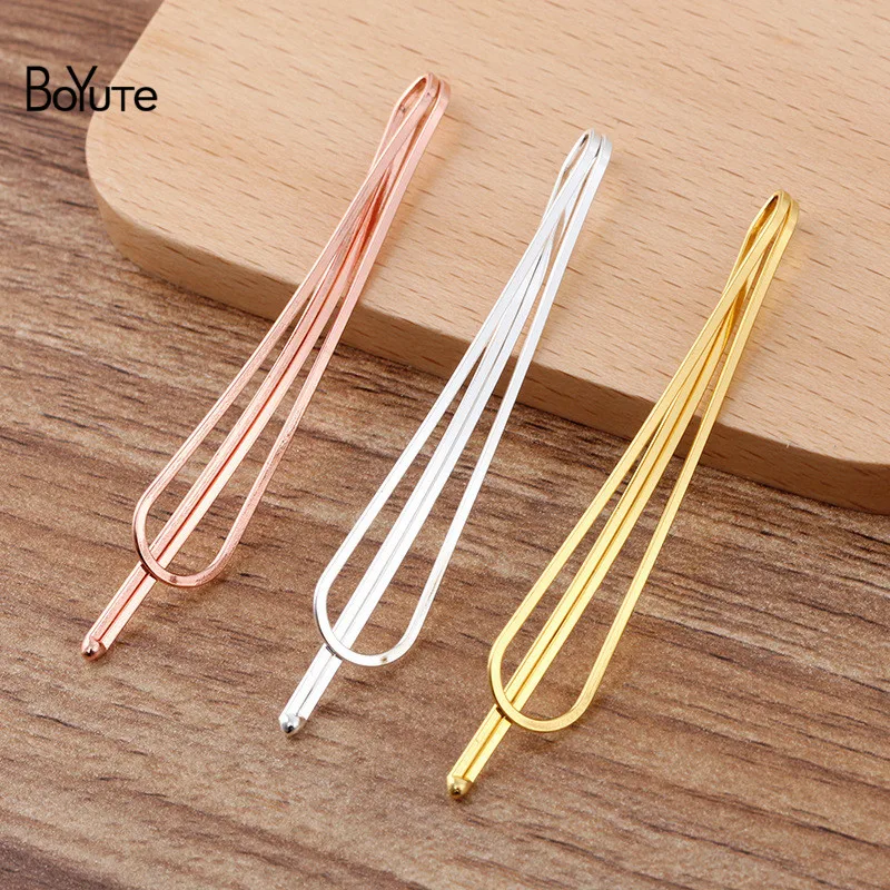 BoYuTe (50 шт./лот) 70*11 5 мм заколка в европейском и корейском стиле челка зажим сделай