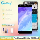 Оптовая продажа для Huawei P8 Lite 2015 ЖК сенсорный экран панель дигитайзер в сборе фотодисплей с рамкой Бесплатная доставка