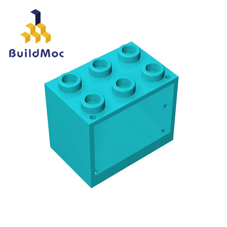 Сборные частицы BuildMOC 92410 контейнер для шкафа 2x3x2 детали строительных блоков