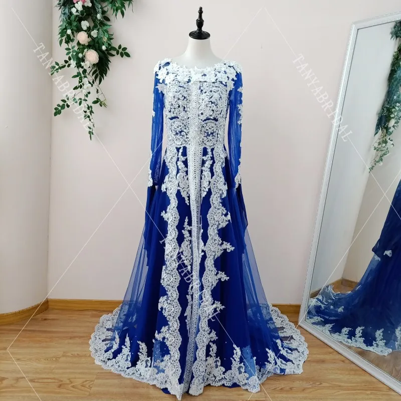 Роскошное Caftan Марокканское мусульманское абайя в Дубае вечернее платье с