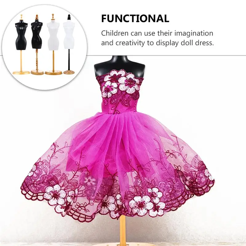4 шт. кружевное платье в кукольном стиле одежды формы одеждыи обуви Манекен