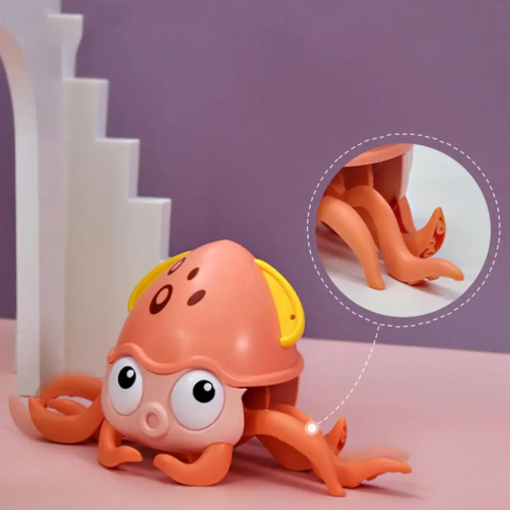 

New Summer Bathroom Bath Shower Baby Clockwork Octopus Bath Toy Floating Swimming Cartoon Bathtub Children Toy