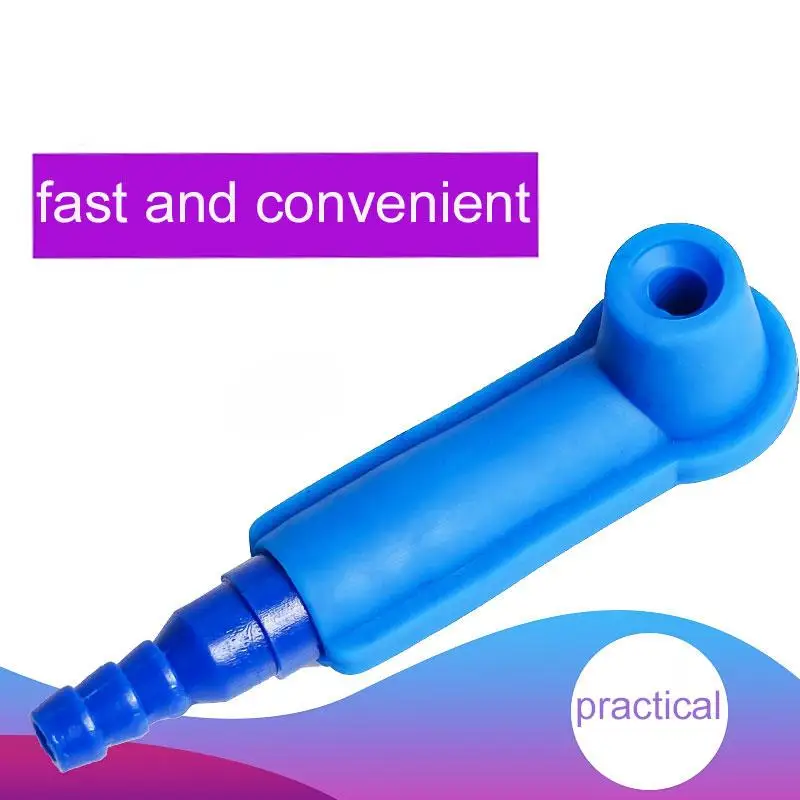

1 шт. запасные части для тормозного масла Инструмент для замены тормозного масла специальный синий резиновый шарнир для всасывающей трубы д...