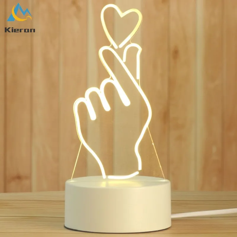 

Светодиодные ночные светильники для исповедь любви, атмосферные светильники для супермаркета, детский подарок, прикроватная лампа, настол...