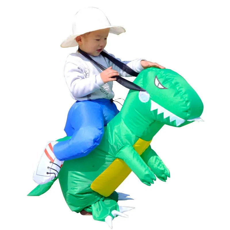 

[Промоакция] одежда для косплея, Детская Надувная одежда с динозавром, детская одежда, штаны для верховой езды, детская игрушка тираннозавр