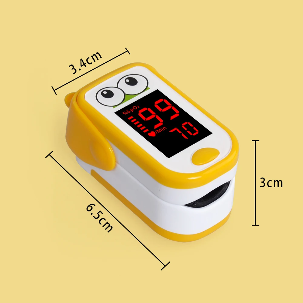 Пульсоксиметр для детей детский педиатрический прибор измерения пульса и уровня