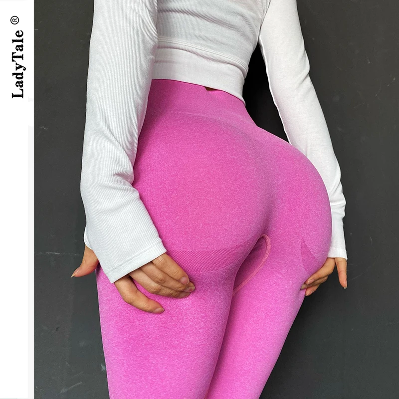 

New Women Seamless Leggings Gym Sport Pants Butt Booty Push Up Fitness Tummy Control Stretchy High Waist Tights Workout Legging