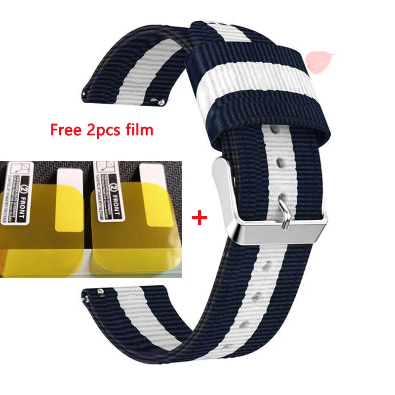

Realme Strap Nylon Realme Smart Strap Protective Film TPU Soft Film Realmewatch Strap Wristband Replacement Strap Multicolor