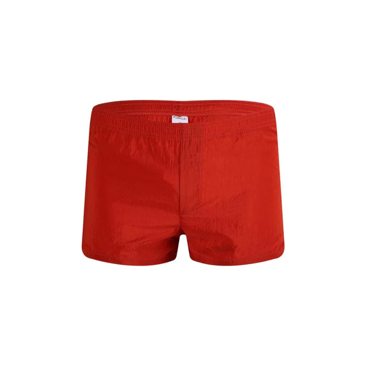 Нижнее белье для мужчин из тканого полотна, мужские боксеры, cueca masculina, мужские боксеры, соблазнительные нижнее белье, ropa interior hombre, боксеры para hombre - Цвет: orange A