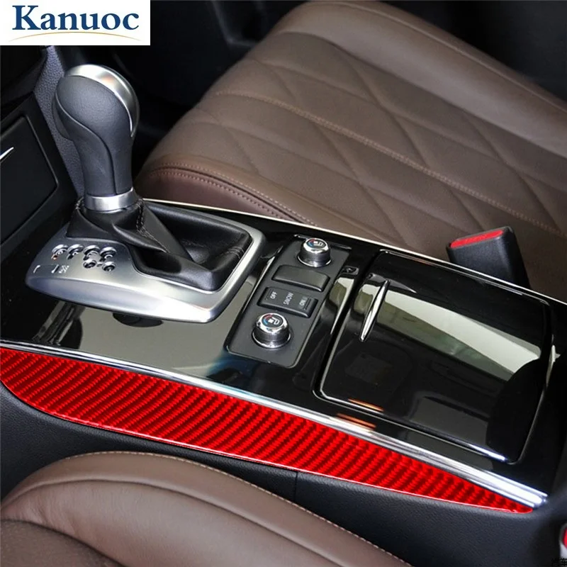 

Декоративная полоса для боковой панели автомобиля, для Infiniti FX 2009-2013 QX70 2014-2017, наклейка из углеродного волокна, аксессуары для укладки, красны...