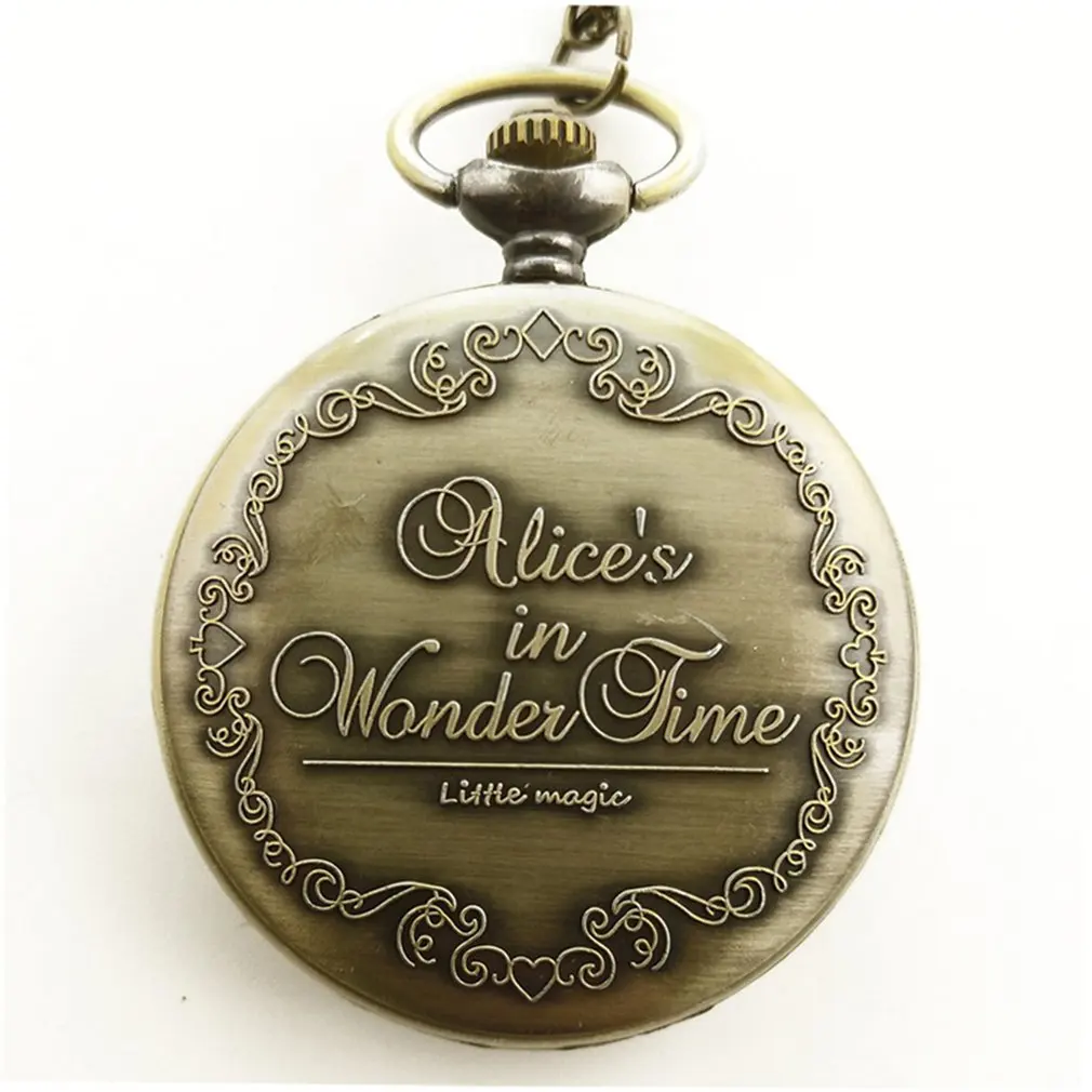 Винтажные медные кварцевые карманные часы в стиле стимпанк Бронзовая Шестерня