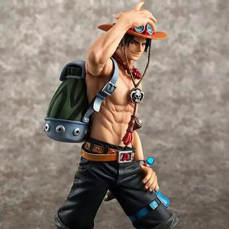 

Figure One Piece DX10th Anniversary Fire Fist Escal D Ace Luffy Brother Figure Pirate Anime Figurine Puppets Action Figure Model