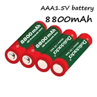 1-20 шт., щелочные перезаряжаемые батарейки AAA 8800 мАч 1,5 в
