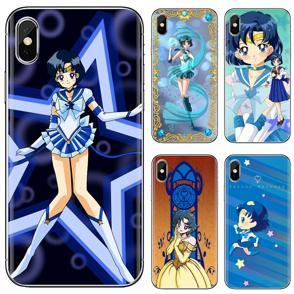 For Huawei Mate 20 30 40 7 8 9 10 Lite Pro P Smart 2018 2019 Plus G7 G8 Soft Shell Case Mercury-Sailor-C-moon-Sailor | Мобильные