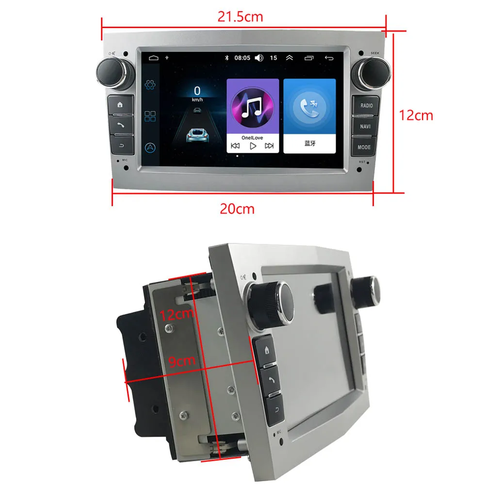 Автомагнитола 2 Din для opel Vauxhall Astra H G J Vectra Antara Zafira Corsa Vivaro Meriva Veda Android 10 0