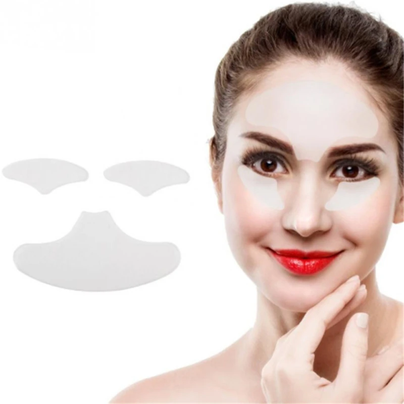 

Reusable Anti Wrinkle Pad Silicone Neck Pad Skin Care Tools Anti WrinkleTreatment Spread Wrinkle Face Lift Stickers Tool