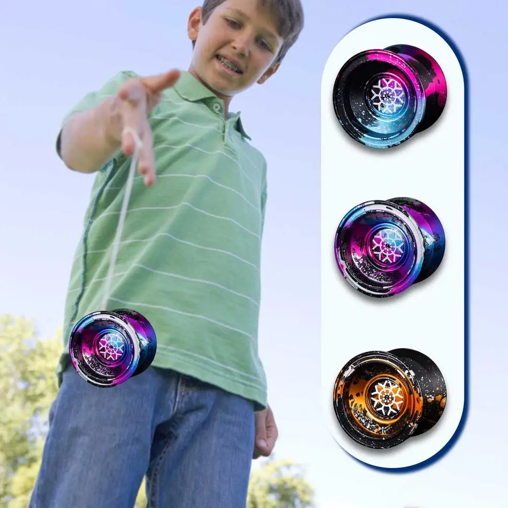 1 шт Высокое качество йойо металлическая издание алюминиевого сплава