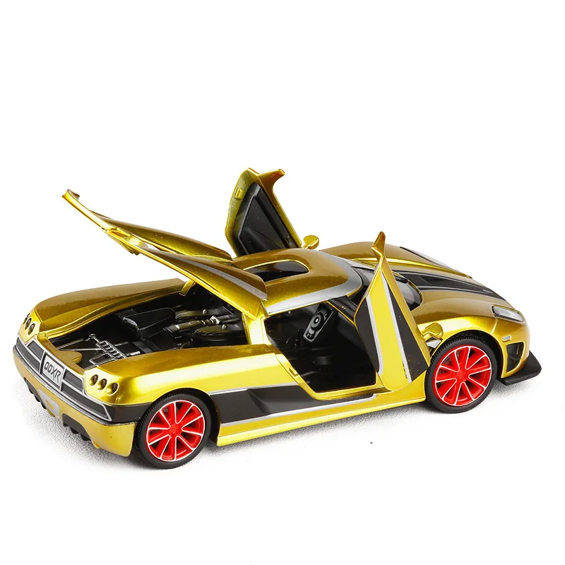 Высокая имитация 1:32 Koenigseker спортивный автомобиль сплав модель кнопка открытый
