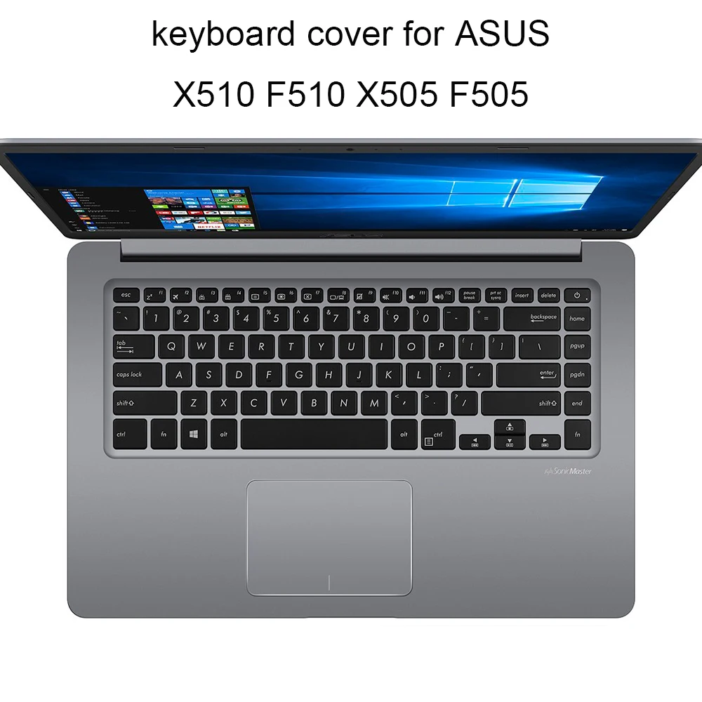 

Чехлы для клавиатуры ASUS Vivobook X510 F510 X505 F505, прозрачные клавиатуры из ТПУ для ноутбука, защита от пыли, силиконовый защитный чехол для кожи, Нови...