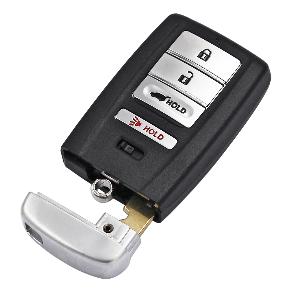 3+1/4 Button Smart Remote Key (SUV) FSK 315Mhz PCF7953X / HITAG 3 47 Chip FCC ID: KR5V1X for Acura MDX RDX HON66 Uncut Blade | Автомобили
