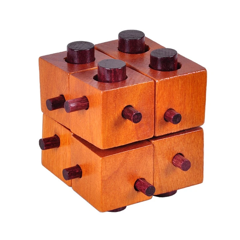 

Puzzle Game Montessori Educational Magic Box Of 8 parts For Adult and Children 54DA