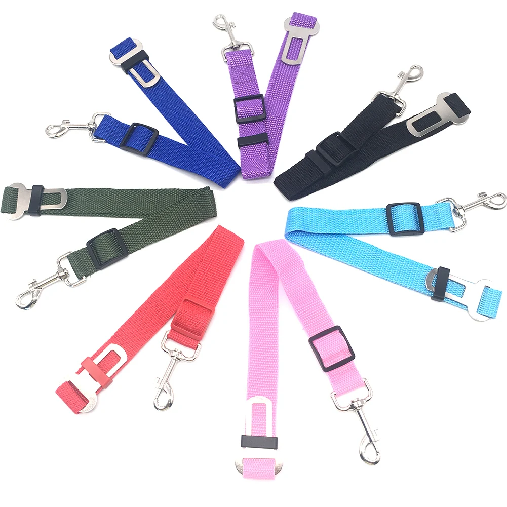 

Adjustable Pet Car Seat Belt Puppy Kitten Vehicle Security Harness Leash Cat Dog Car Safety Belt Travel Traction Strap Lead Clip