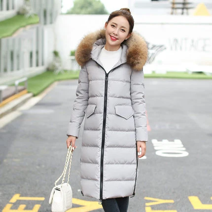 Осенне-зимняя куртка женская парка 2020 натуральный мех енота - Цена: 62 755,59 руб.