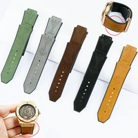 watch accessories mens rubber strap for hublot 25 19mm matte leather strap series 22mm buckle ladies silicone sports strap