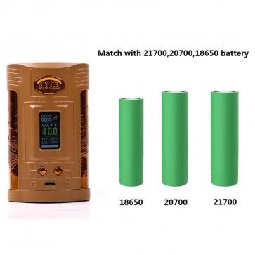 Распродажа! Sigelei GW 257 Вт TC мод питание от двух батарей 21700/20700/18650 с макс. Выход vape