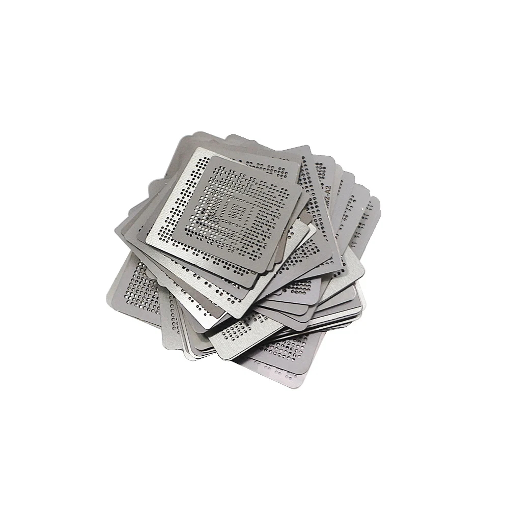 50pcs/lot Direct Heat Bga Reballing Stencil Tample Kit For Laptop Intel Chip | Инструменты