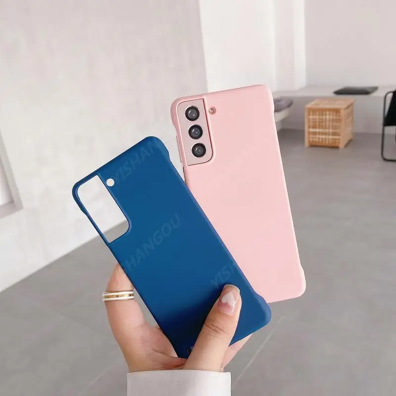 

Fashion Candy Color Matte Cases For Samsung Galaxy S21 S20 FE S21 Plus Note 20 Ultra 10 Plus Frameless Hard PC Back Cover Case