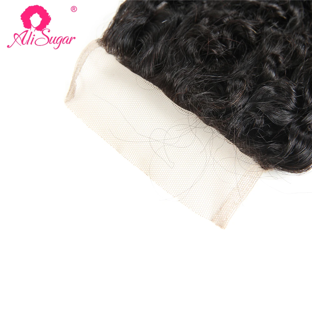 Ali Sugar Hair Deep Wave натуральные необработанные волосы 4*4 100% для наращивания