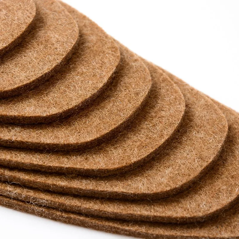 Зимние теплые стельки Demine шерстяные фетровые термостельки для обуви с защитой от