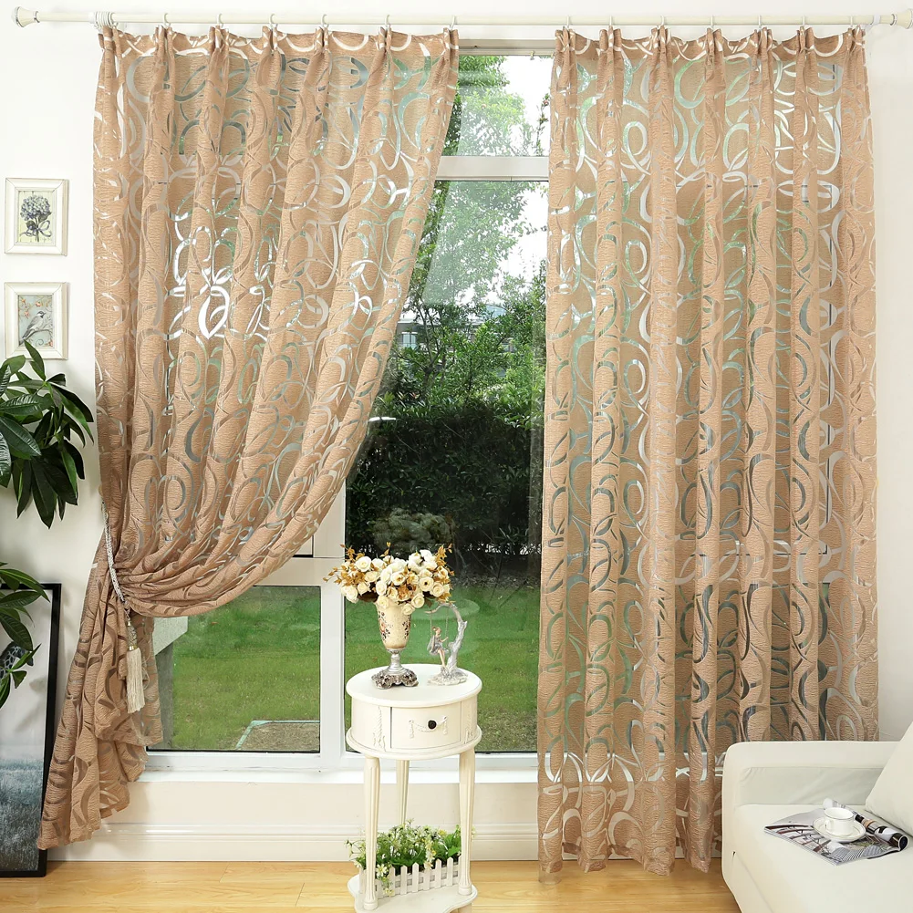 Шторы NAPEARL жаккардовые полупрозрачные современные дизайнерские занавески для