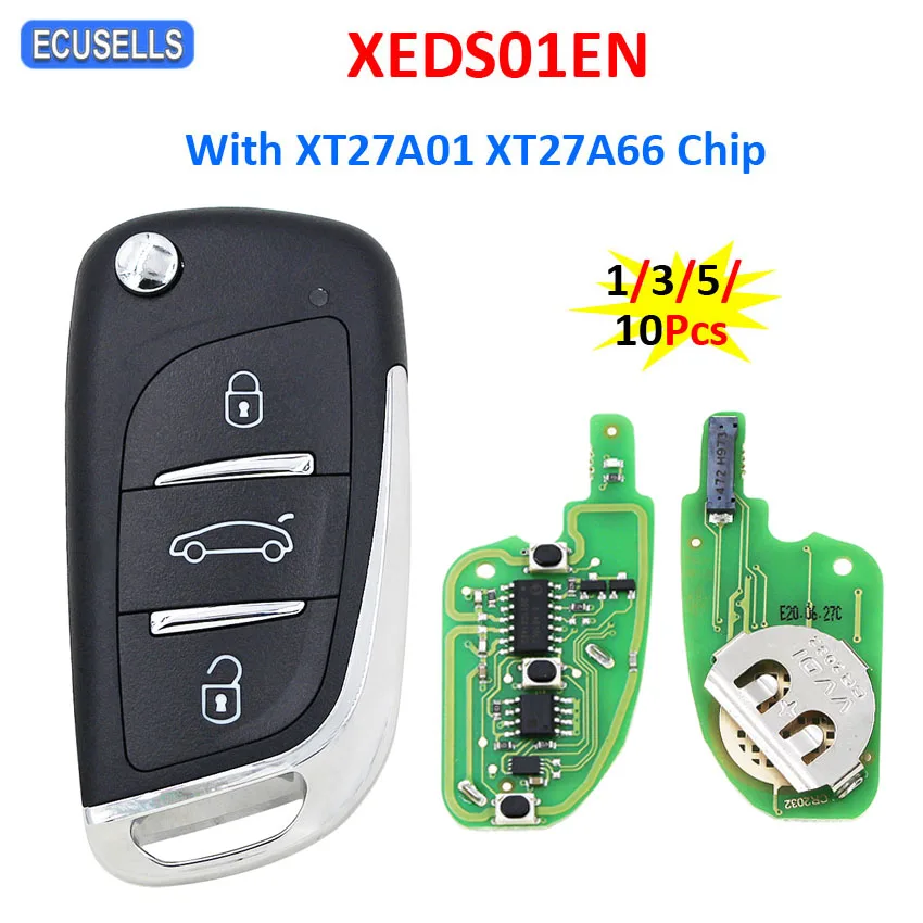 Супер пульт дистанционного управления Xhorse XEDS01EN VVDI с чипом XT27A01 XT27A66 для VVDI2 / MINI Key