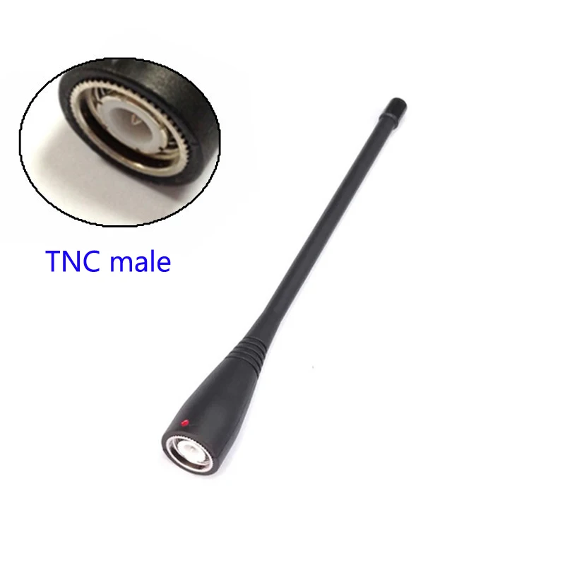 UHF 400 470 МГц двухсторонняя радиостанция TNC male 433 антенна для KENWOOD Radio TK378|Запчасти и
