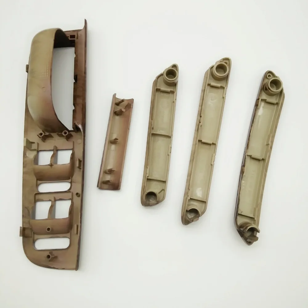 SKTOO 5 шт./комплект из красного дерева ручки внутри двери декоративные крышки для Vw