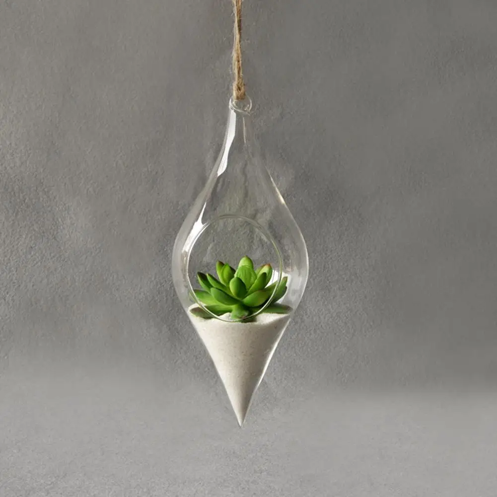Подвесная стеклянная ваза подвесной Террариум растение цветок креативная