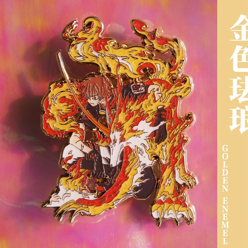 

Anime Metal Badge Clamp XxxHolic Xiao Lang Pin Button Brooch Fan Collection 6cm
