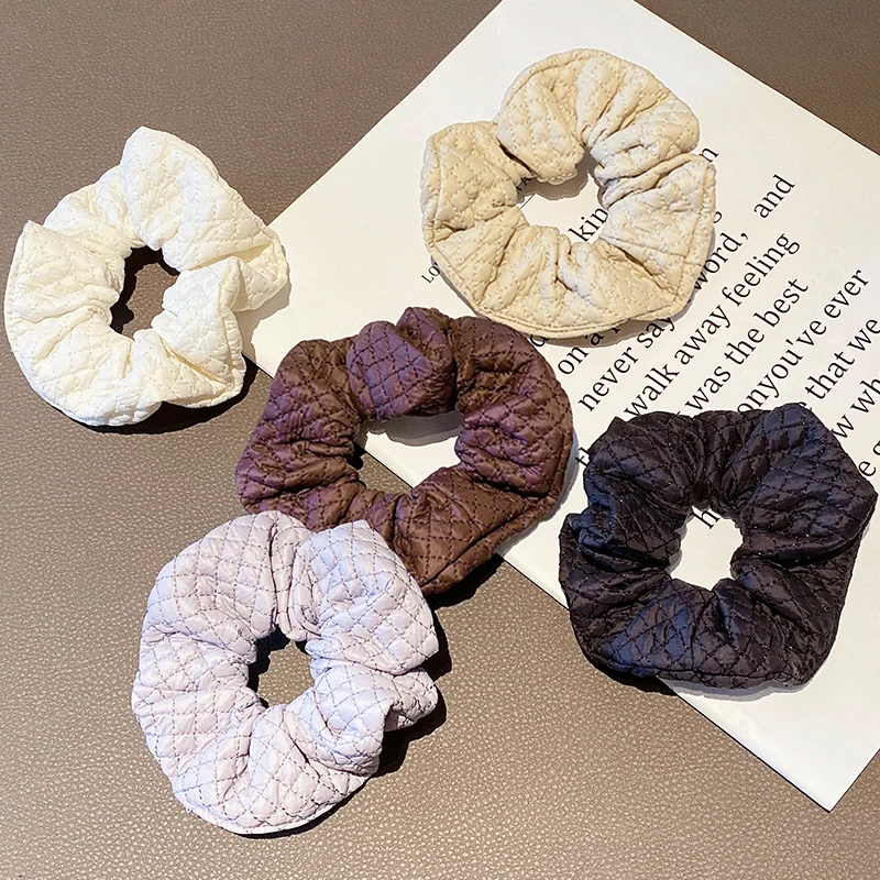 Шелковая резинка для волос с большим кишечником Sen завязка на голову Женская