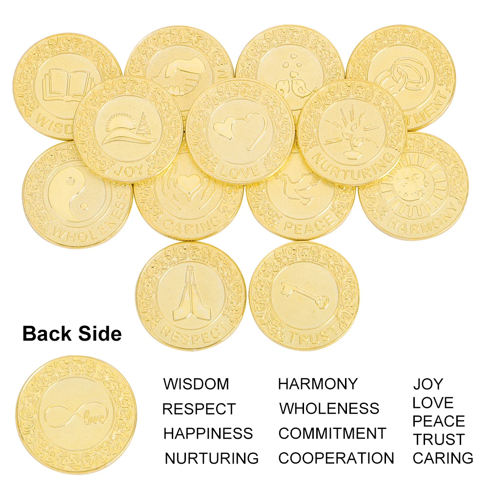 Золотая английская Свадебная монета Arras в подарочной коробке Набор монет Unity