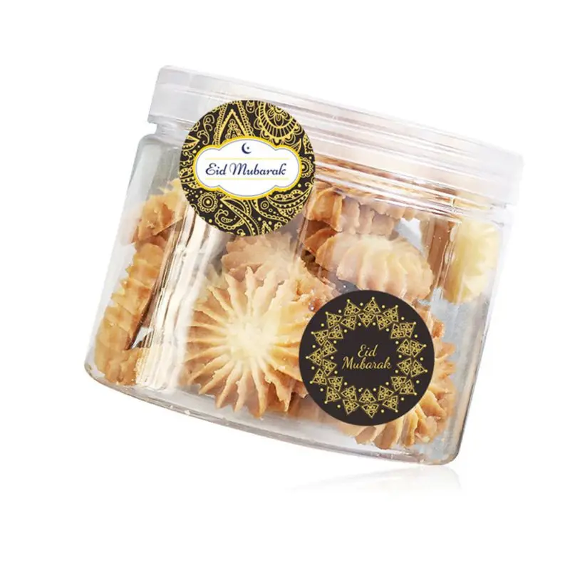

10Sheets 120pcs Ramadan Stickers Eid Mubarak Gift Box Label Paper Bag Seal Sticker Ramadan Kareem Al-Fitr Decoration