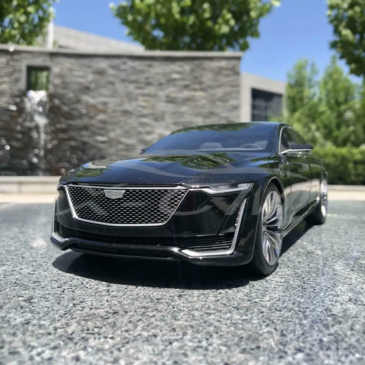 

New 1:18 For Cadillac Escala Diecast CAR MODEL TOYS Boys Girls Collection Ornaments Black Metal,Plastic,Rubber