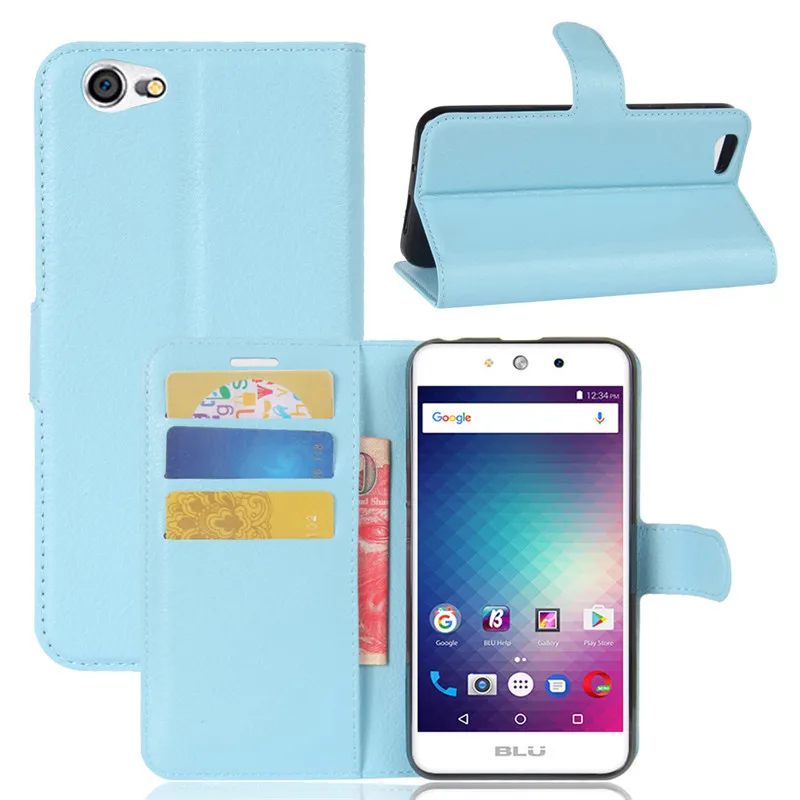Чехол-книжка для BLU Grand M кожаный чехол-кошелек R1 HD чехлы телефона чехол из ТПУ с