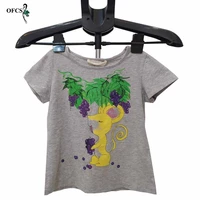 cheap children t shirts kids cartoon printed t shirt baby tops short sleeve tees summer new toddler girl clothing top for 2 12 t